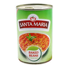 Santa Maria Baked Beans In Tomato Sauce 400 G